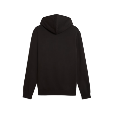 Puma Ess Small No.1 Logo centered Fleece Hoodie Ανδρική Φούτερ Μπλούζα με Κουκούλα Μαύρη