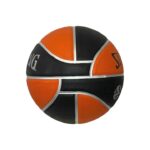 Spalding TF-150 EuroLeague Rubber Basketball Μπάλα Μπάσκετ Πορτοκαλί / Μαύρη