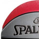 Spalding NBA Triple Threat All Surface Rubber Basketball Μπάλα Μπάσκετ Κόκκινη / Γκρι