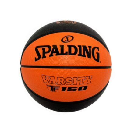Spalding Varsity Fiba TF-150 Rubber Basketball Μπάλα Μπάσκετ Πορτοκαλί / Μαύρη