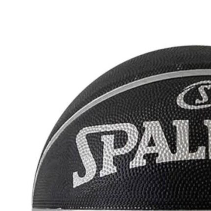 Spalding Lay Up Rubber Basketball Μπάλα Μπάσκετ Μαύρη / Ασημί