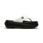 Converse All Star Chuck Taylor Thongs Γυναικείες Παντόφλες Μαύρες / Λευκές