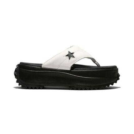 Converse All Star Chuck Taylor Thongs Γυναικείες Παντόφλες Μαύρες / Λευκές