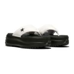 Converse All Star Chuck Taylor Thongs Γυναικείες Παντόφλες Μαύρες / Λευκές