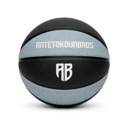 AntetokounBros Black Ice Ball Mπάλα Μπάσκετ Μαύρη / Γκρι Σιέλ