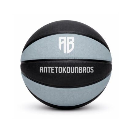 AntetokounBros Black Ice Ball Mπάλα Μπάσκετ Μαύρη / Γκρι Σιέλ
