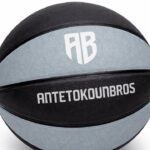 AntetokounBros Black Ice Ball Mπάλα Μπάσκετ Μαύρη / Γκρι Σιέλ