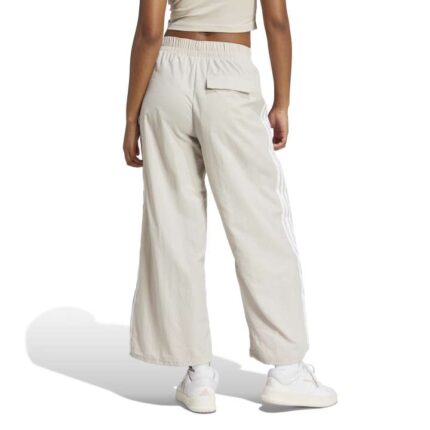 adidas Essentials 3-Stripes Lifestyle Woven Parachute Pants Γυναικείο Παντελόνι Μπεζ
