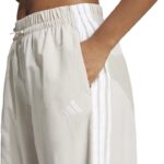 adidas Essentials 3-Stripes Lifestyle Woven Parachute Pants Γυναικείο Παντελόνι Μπεζ