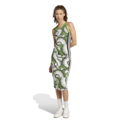 adidas x FARM Premium Dress Γυναικείο Φόρεμα Πράσινο