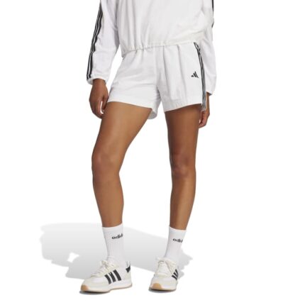 adidas Essentials 3-Stripes Lifestyle Woven Σορτς Λευκό