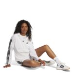 adidas Essentials 3-Stripes Lifestyle Woven Σορτς Λευκό