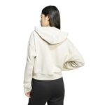 adidas Essentials 3-Stripes French Terry Full-Zip Ζακέτα Λευκό-Μπεζ