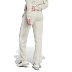 adidas Essentials 3-Stripes Open Hem French Terry Παντελόνι Μπεζ