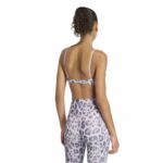 adidas Αθλητικό Bra Ελαφριάς Υποστήριξης Λεοπάρ Optime Essentials Workout