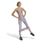 adidas Αθλητικό Bra Ελαφριάς Υποστήριξης Λεοπάρ Optime Essentials Workout