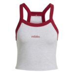adidas Αμάνικη Mπλούζα Seasonal Essentials Colorpop Με Κεντημένο Σχέδιο Γκρι