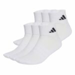 adidas Κάλτσες Cushioned Essentials Ankle Socks 6 ζευγάρια Λευκές