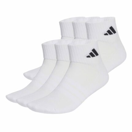 adidas Κάλτσες Cushioned Essentials Ankle Socks 6 ζευγάρια Λευκές