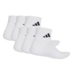 adidas Κάλτσες Cushioned Essentials Ankle Socks 6 ζευγάρια Λευκές