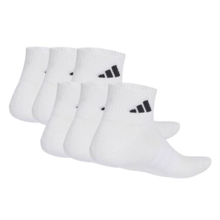 adidas Κάλτσες Cushioned Essentials Ankle Socks 6 ζευγάρια Λευκές