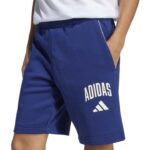 adidas Παιδικό Σορτς Seasonals Collegiate Typography Μπλε