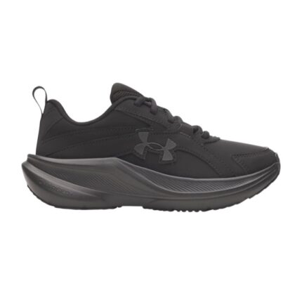 Under Armour Assert Παιδικά Παπούτσια Δερμάτινα Μαύρα