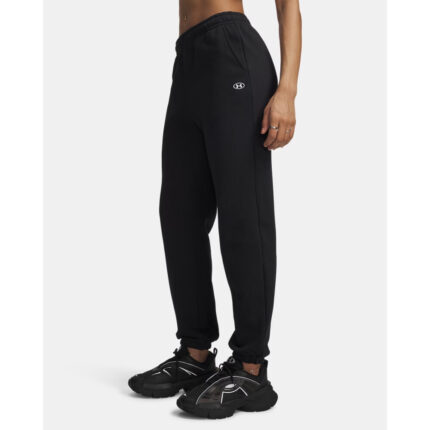 Under Armour Γυναικείο Παντελόνι Φόρμας με Λάστιχο Fleece Μαύρο
