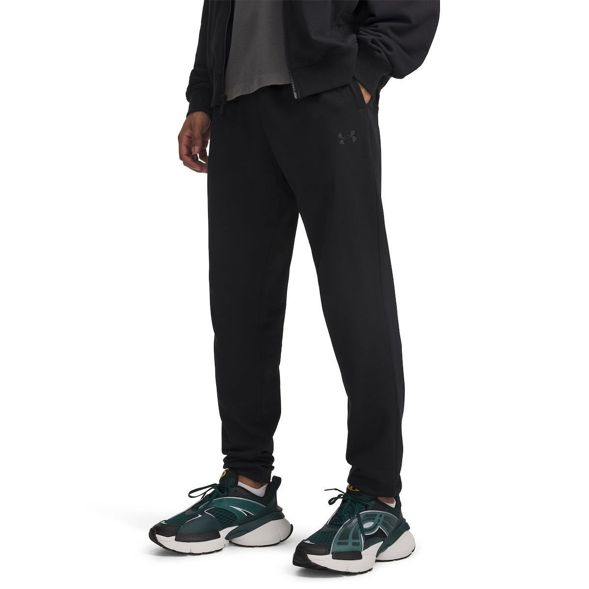 im_6014638_001_1.jpg Under Armour Αντρικό Παντελόνι Φόρμας με Λάστιχο Μαύρο