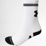 Under Armour Running Κάλτσες Λευκές 3 Ζεύγη