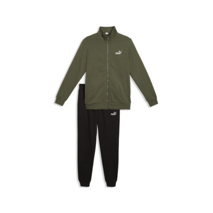 Puma Essentials Ανδρικό Σετ Φόρμας με Λάστιχο Χακι