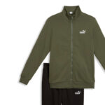 Puma Essentials Ανδρικό Σετ Φόρμας με Λάστιχο Χακι
