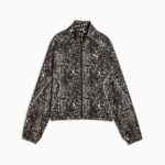 Puma Woven Γυναικείο Αθλητικό Μπουφάν Αντιανεμικό Μπουφαν Λεοπάρ