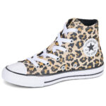 Converse Chuck Taylor All Star Παιδικά Μποτάκια Sneakers Λεοπάρ