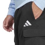 adidas Essentials Feel Cozy Fleece Cargo Αντρικό Σορτς Μαύρο