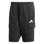 adidas Essentials Feel Cozy Fleece Cargo Αντρικό Σορτς Μαύρο