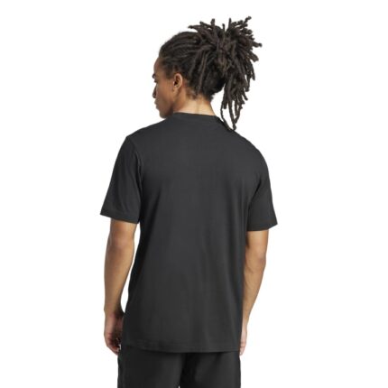 adidas Essentials Small Logo Single Jersey Tee Ανδρικό Κοντομάνικο Μαύρο