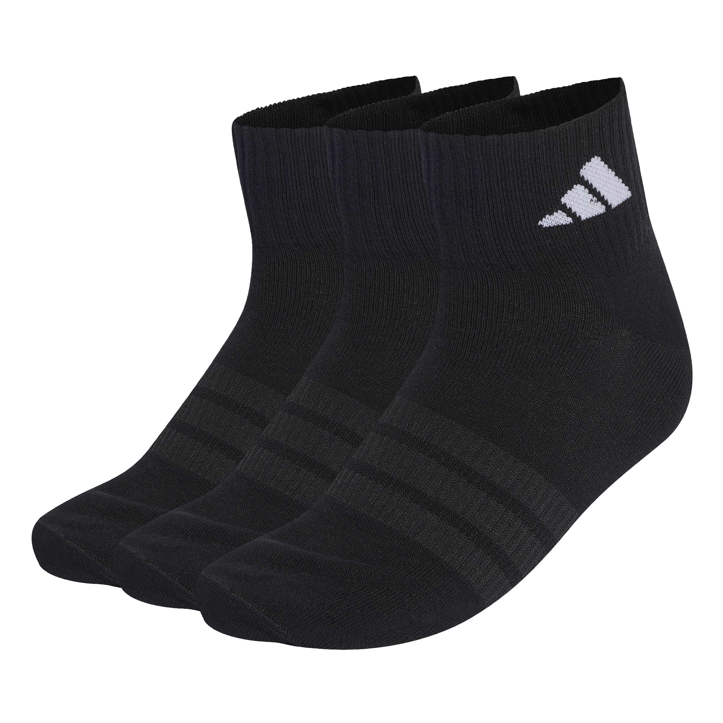 im_kc9613_1.jpg adidas Κάλτσες Μέχρι τον Αστράγαλο Thin&Light Sportswear Μαύρες