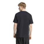 adidas Αντρική Μπλούζα Essentials 3-Stripes Single Jersey Μαύρη