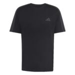 adidas Αντρική Μπλούζα Essentials 3-Stripes Single Jersey Μαύρη