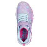 Skechers S-Lights: Eternal Heart Lights Παιδικά Sneakers με Φωτάκια Μωβ / Σιελ / Ροζ