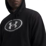 Under Armour Rival Fleece Φούτερ με Κουκούλα Μαύρο