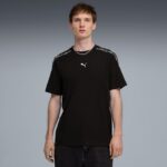 Puma Ess Tape Tee Ανδρικό Κοντομάνικο Μαύρο