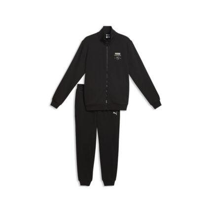 Puma Αντρικό Σετ Φόρμες Fleece Μαύρο