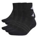 adidas Κάλτσες Cushioned Essentials Ankle Socks 6 ζευγάρια Μαύρες