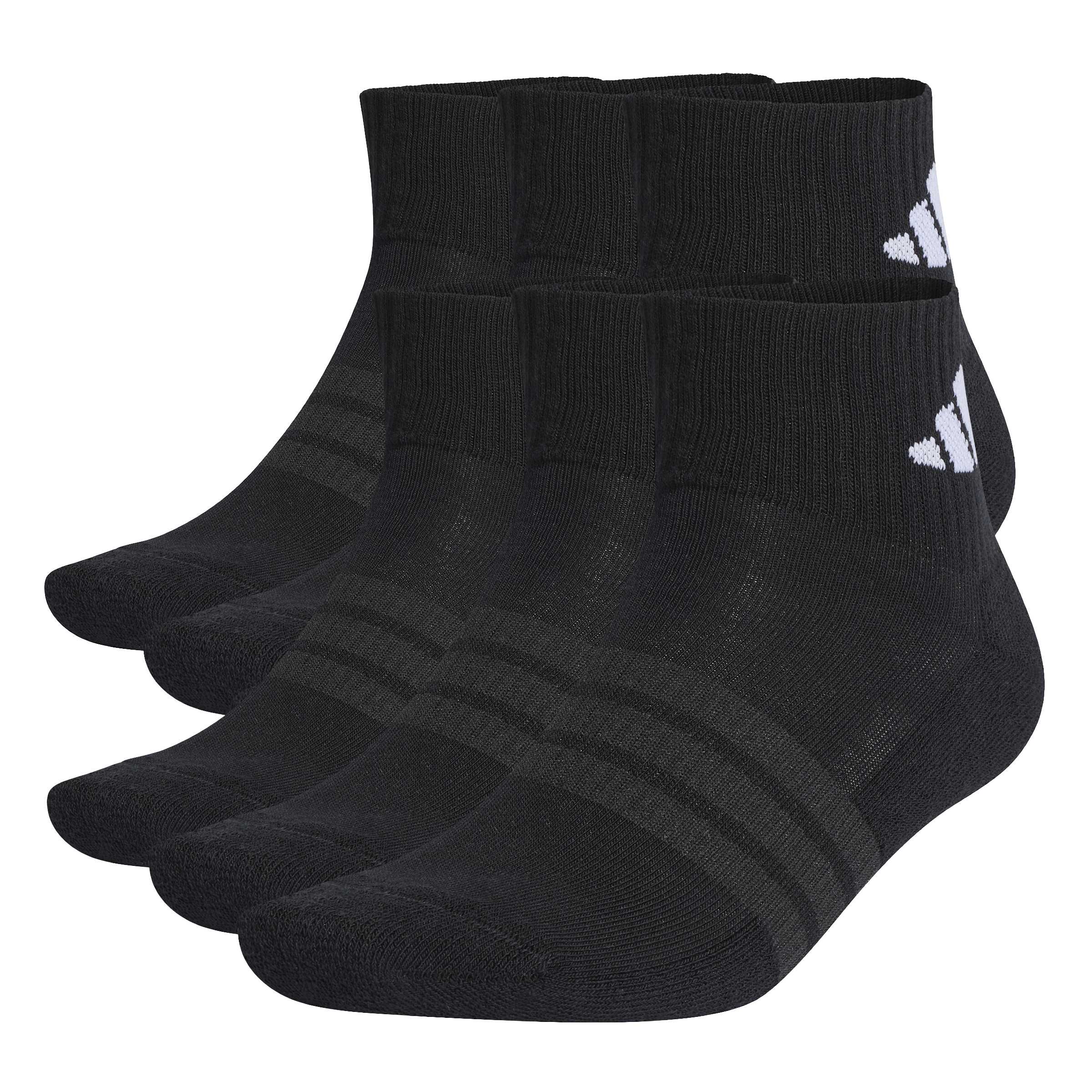 im_ke5496_1.jpg adidas Κάλτσες Cushioned Essentials Ankle Socks 6 ζευγάρια Μαύρες