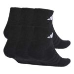 adidas Κάλτσες Cushioned Essentials Ankle Socks 6 ζευγάρια Μαύρες