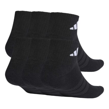 adidas Κάλτσες Cushioned Essentials Ankle Socks 6 ζευγάρια Μαύρες