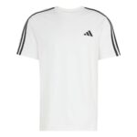 adidas Αντρική Μπλούζα Essentials 3-Stripes Single Jersey Λευκή