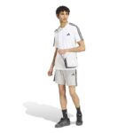 adidas Αντρική Μπλούζα Essentials 3-Stripes Single Jersey Λευκή